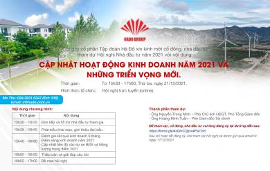 Giấy mời hội nghị nhà đầu tư 2021